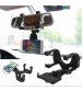 360 Degree Rotation Universal Car Rear View Mirror Mount Mobile Holder